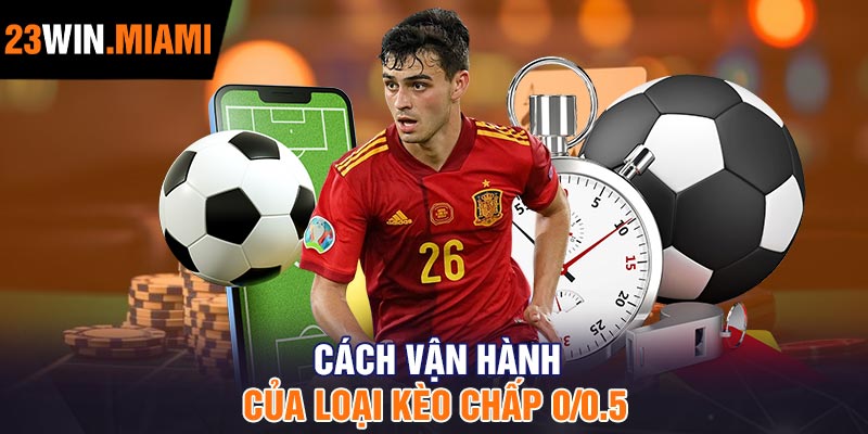 Cách vận hành của loại kèo chấp 0/0.5