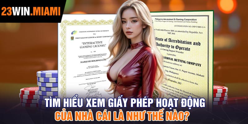 Tìm hiểu xem giấy phép hoạt động của nhà cái là như thế nào?